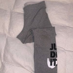 Gray Nike leggings